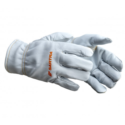 Sartra® Quality Leather Work Glove- Lined- Large (9)